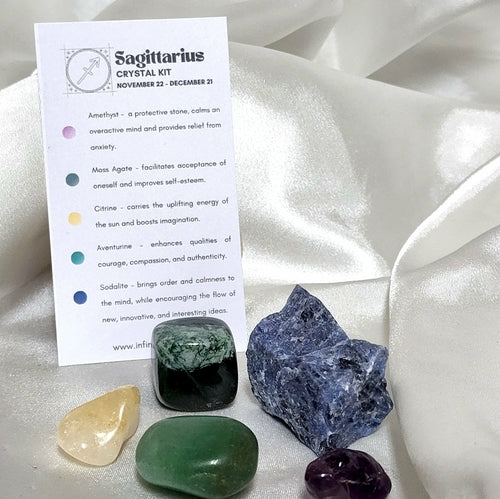 Star Sign Crystal Healing Kit: Sagittarius