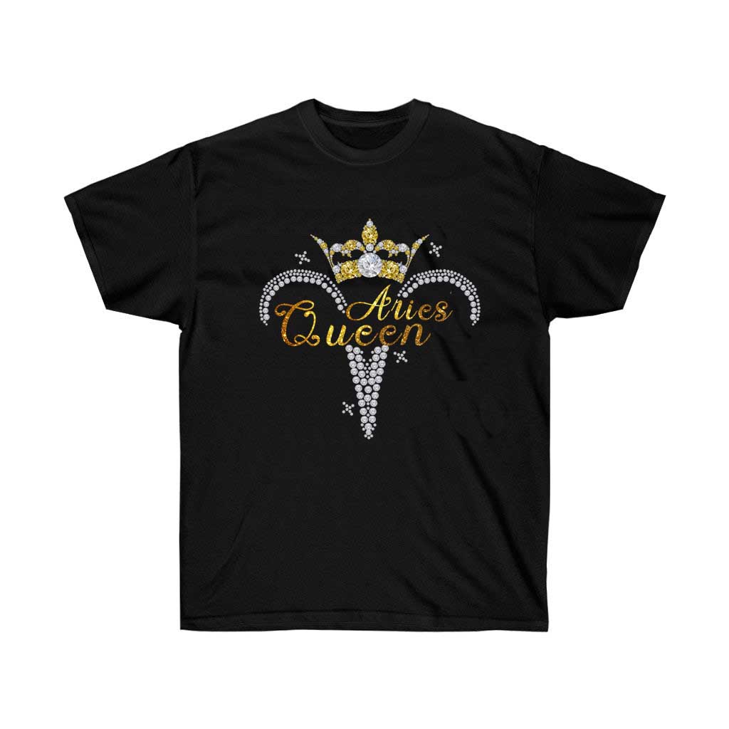 Aries Queen Birthday Tshirt