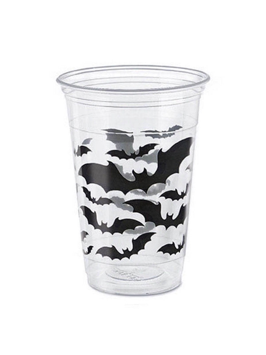 Unique Industries 301576 Black Bats Halloween 16 oz Plastic Cup