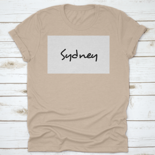 Sydney City Handwritten Text Word Hand Lettering Calligraphy Text