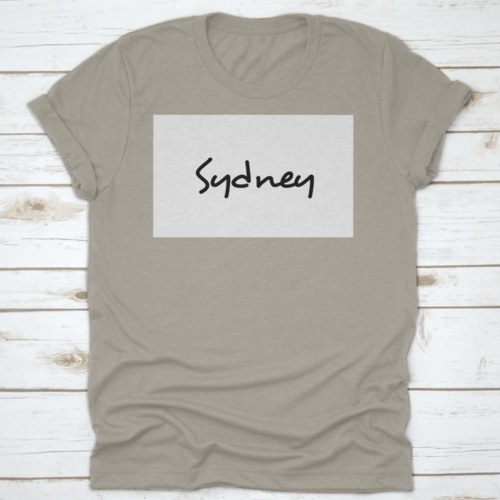 Sydney City Handwritten Text Word Hand Lettering Calligraphy Text