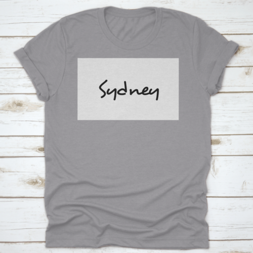 Sydney City Handwritten Text Word Hand Lettering Calligraphy Text