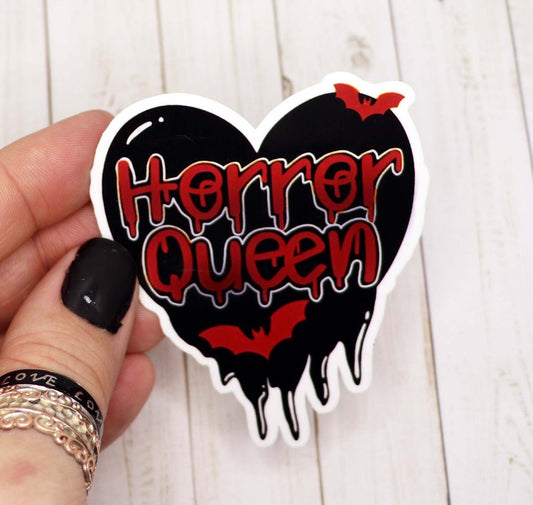 Horror Queen Heart Sticker