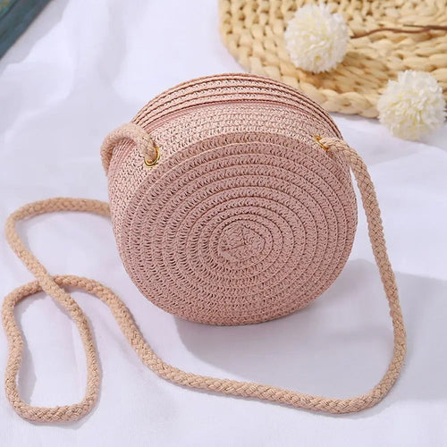 Round Straw Bag