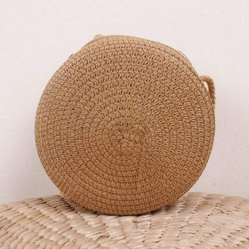 Round Straw Bag