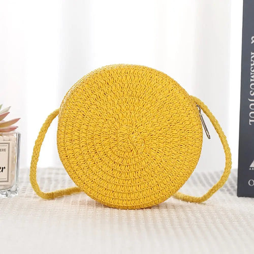 Round Straw Bag