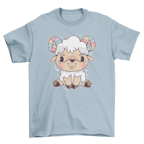 Cute aries t-shirt design