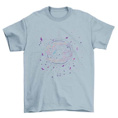 Zodiac Sign Cancer Floral t-shirt