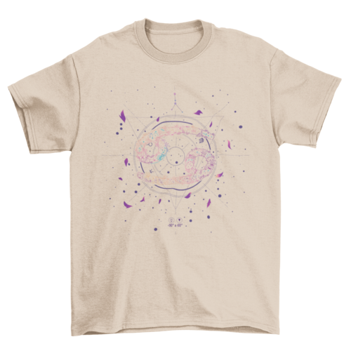 Zodiac Sign Cancer Floral t-shirt