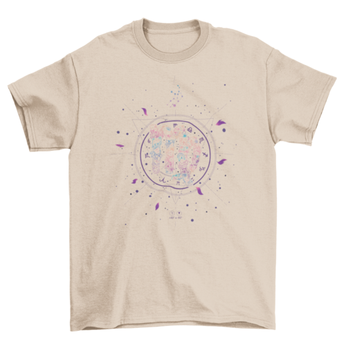 Astrology Constellation Virgo Floral Astrological  Zodiac Sign Symbol