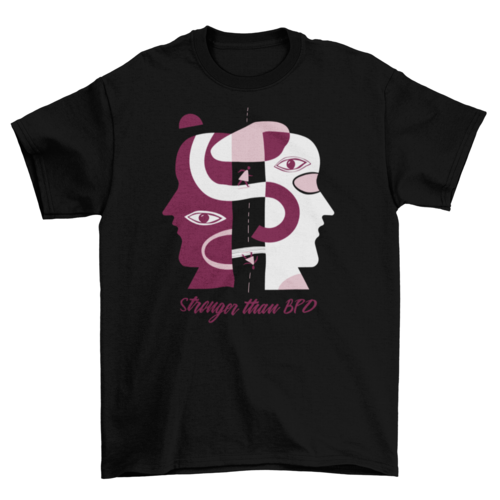 Mental health bpd abstract t-shirt