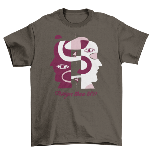 Mental health bpd abstract t-shirt