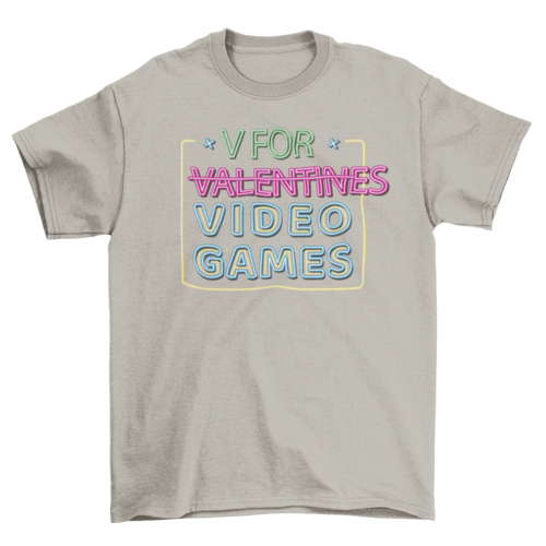 V is for Video Games T-shirt