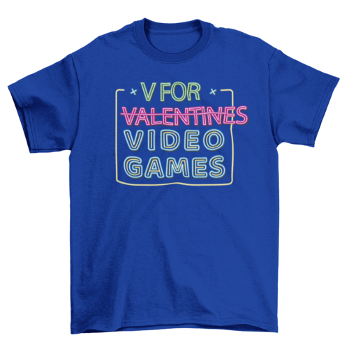 V is for Video Games T-shirt