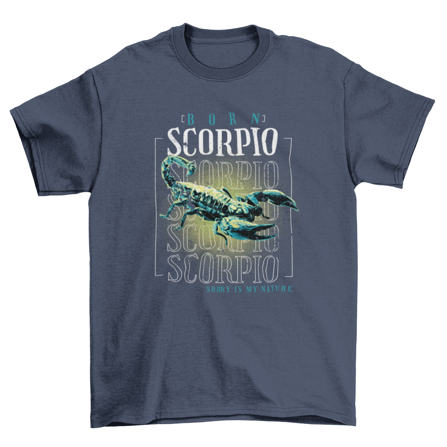 Born scorpio horoscope  t-shirt design