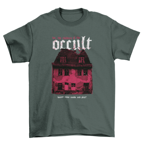 Haunted house horror t-shirt