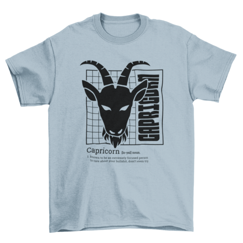 Capricorn zodiac definition t-shirt