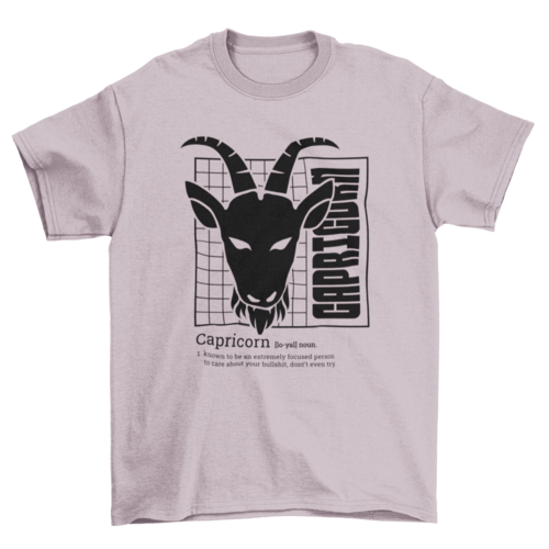 Capricorn zodiac definition t-shirt