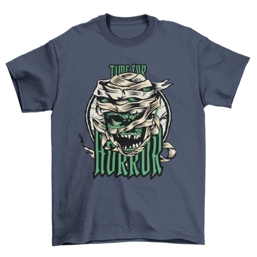 Horror Halloween mummy t-shirt