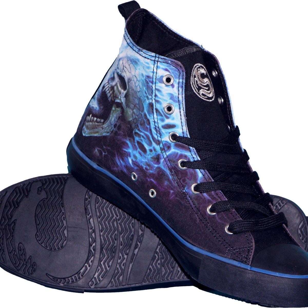 FLAMING SPINE - Sneakers - Ladies High Top Laceup