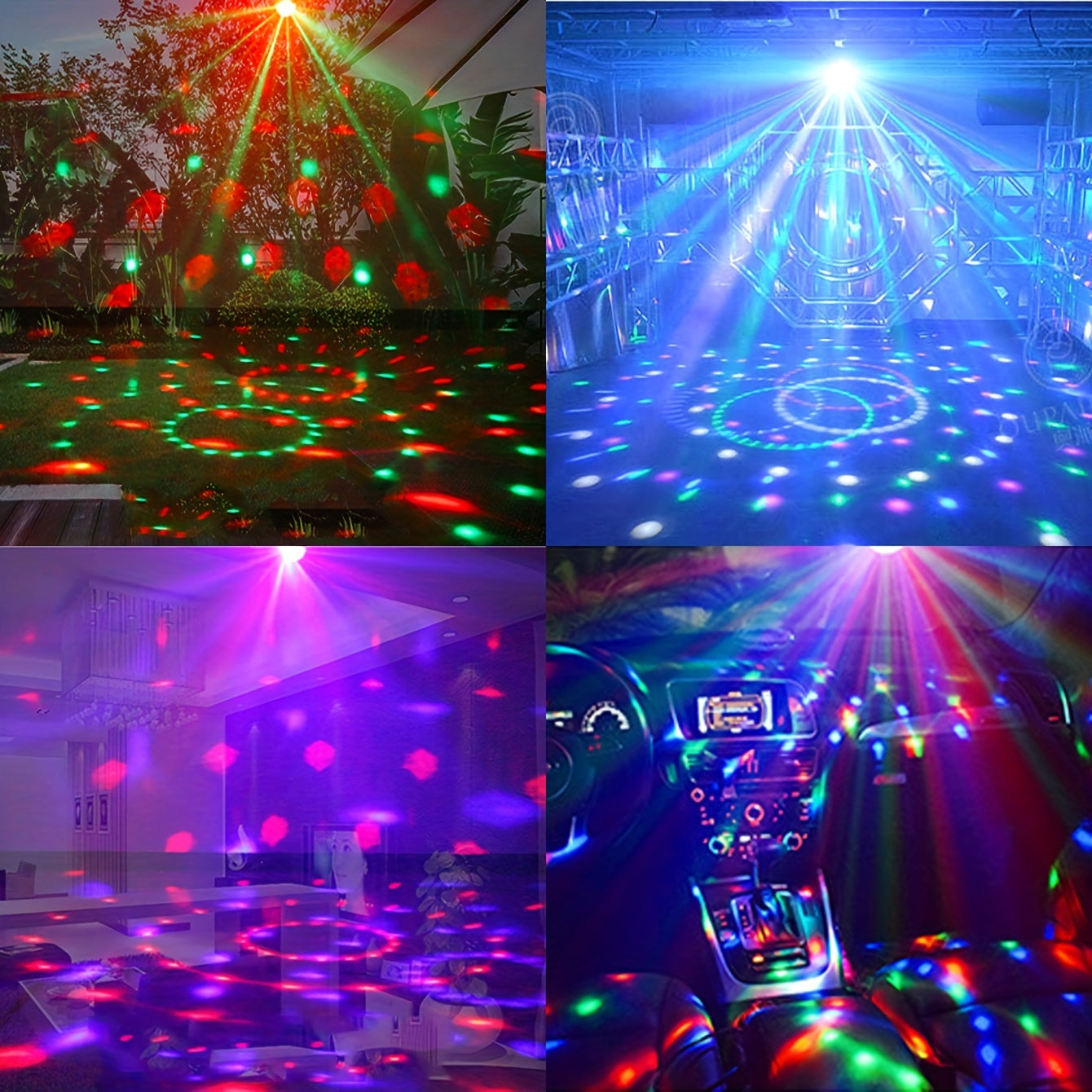 VoiceControlled RGB Disco Ball with Remote  PartyReady