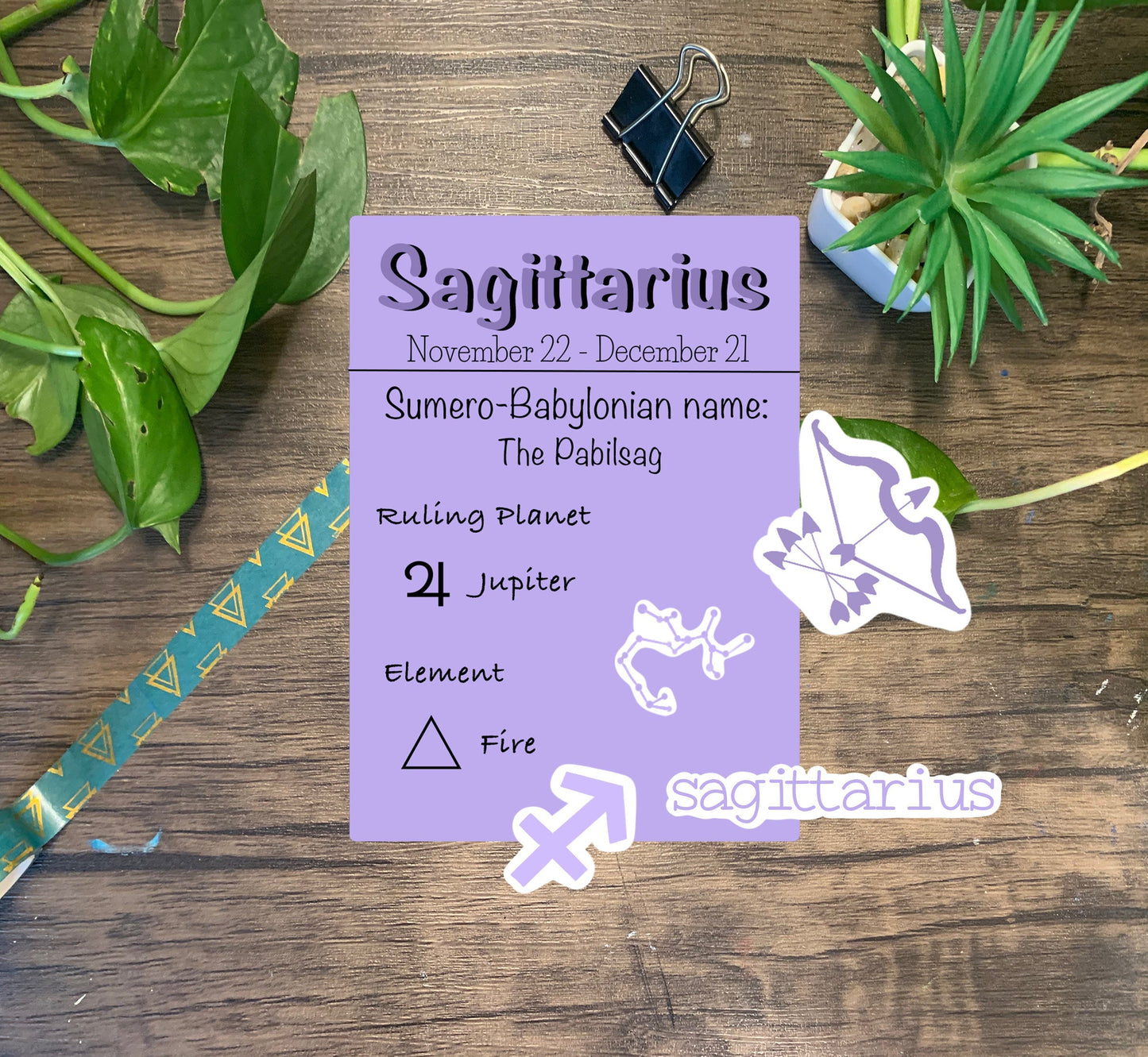 Sagittarius Zodiac Sticker Pack