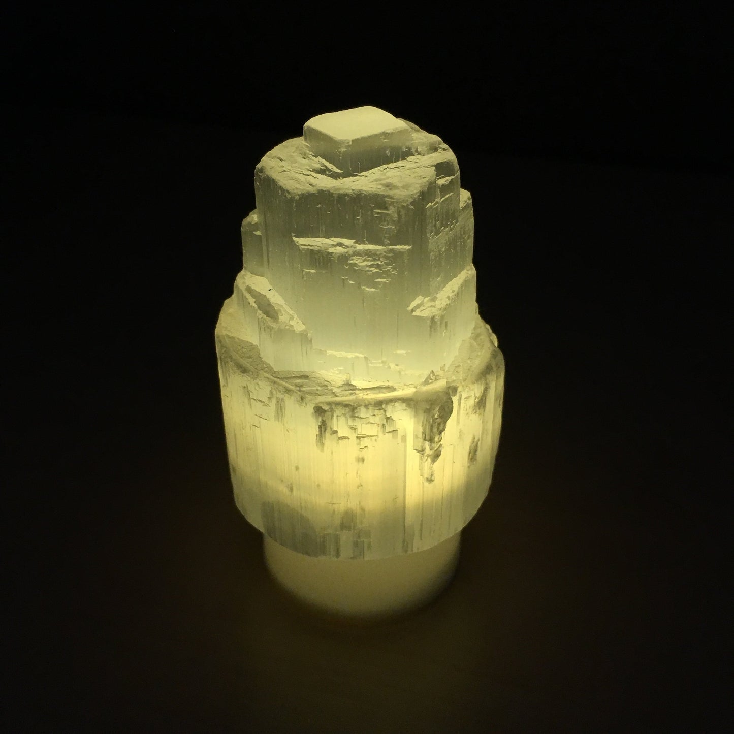 Selenite Skyscraper Lamp Mini