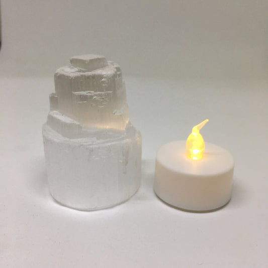 Selenite Skyscraper Lamp Mini