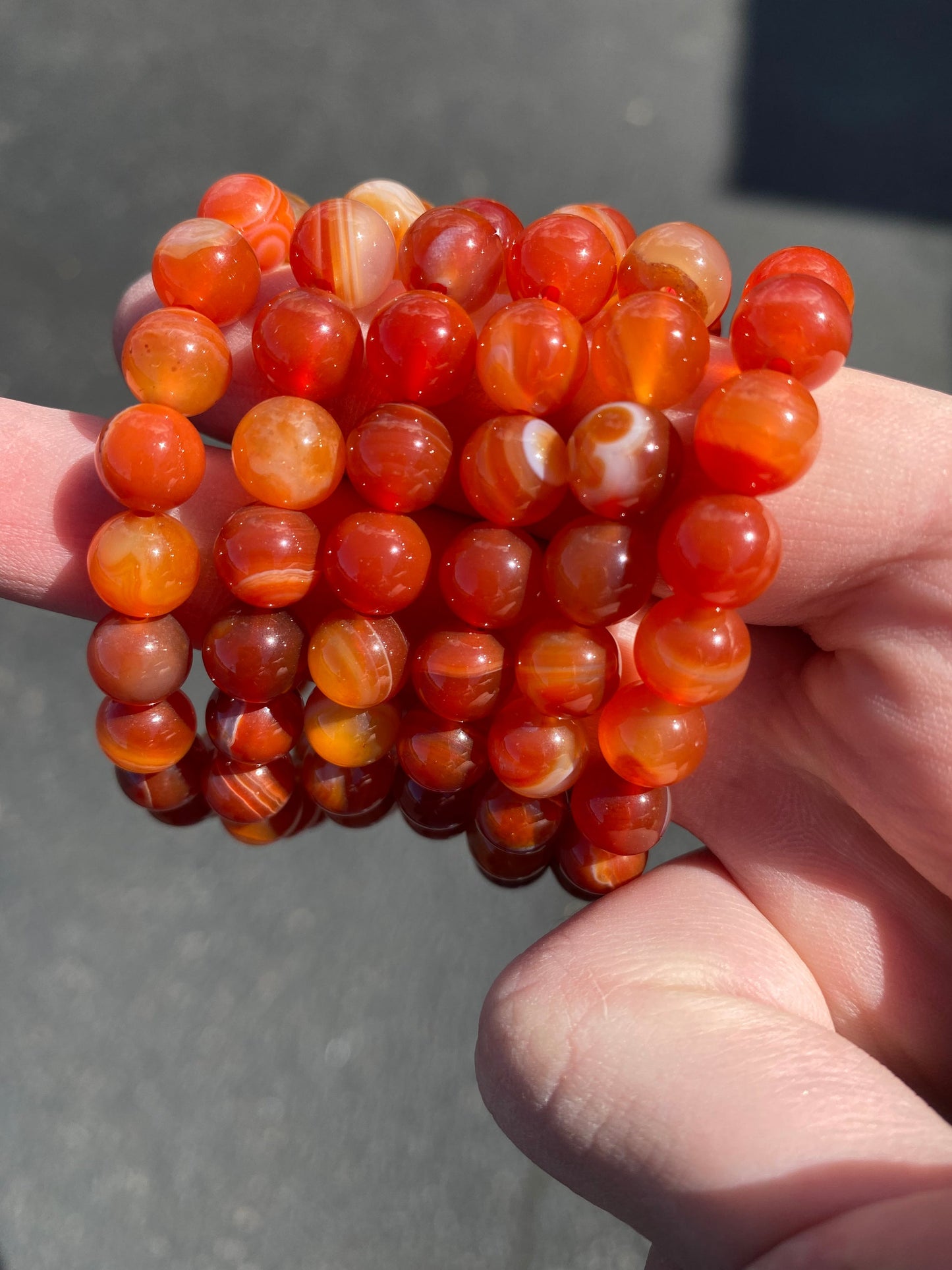 Carnelian 8mm Bracelet