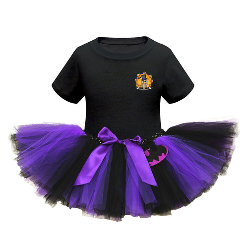 Arrival Girls’ Halloween Costume: Short Sleeves Cartoon Print Witches