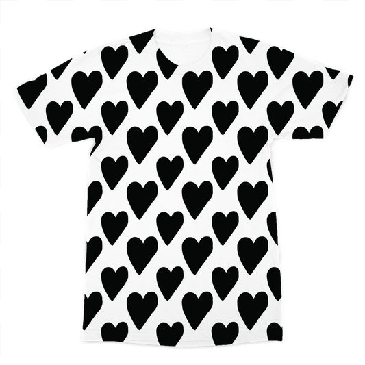 Small Hearts Premium Sublimation Adult T-Shirt