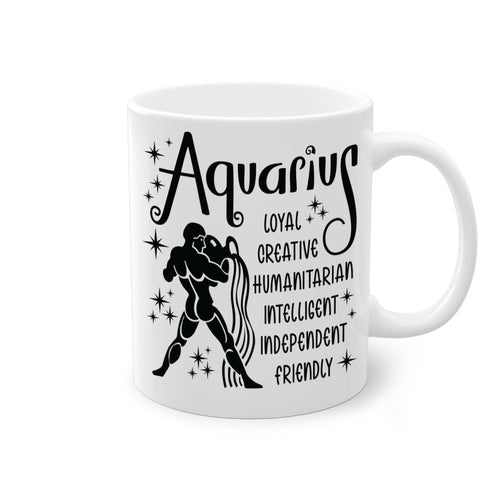 Aquarius 64#- zodiac-Mug / Coffee Cup