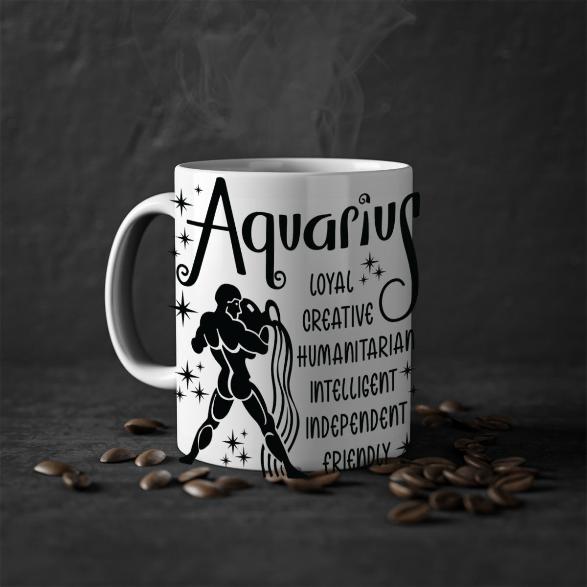 Aquarius 64#- zodiac-Mug / Coffee Cup