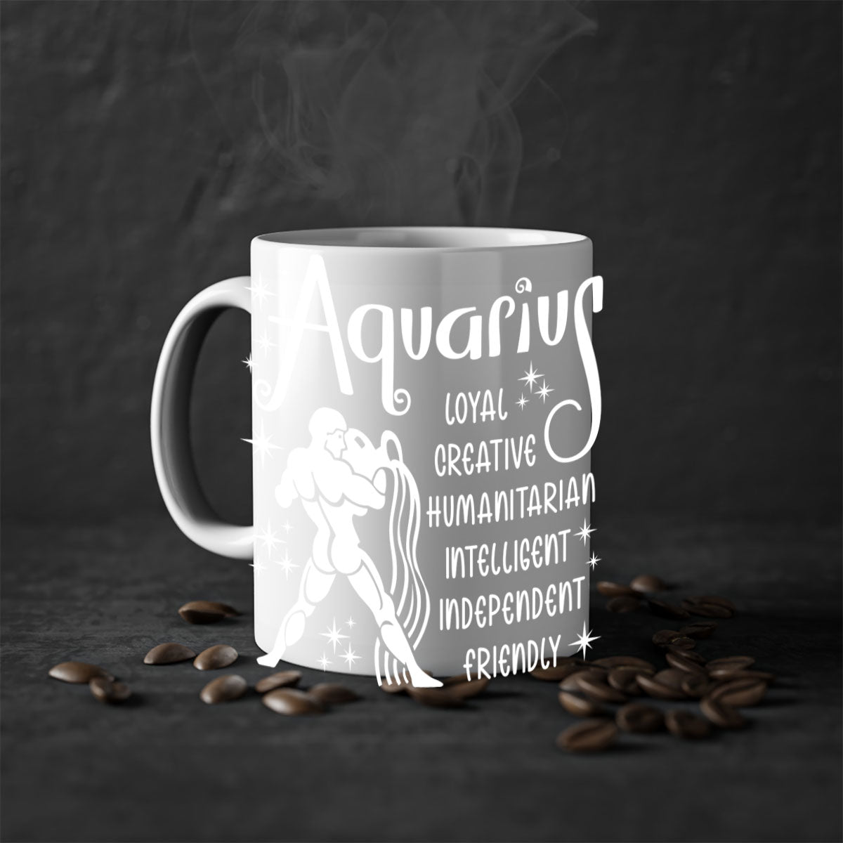 Aquarius 68#- zodiac-Mug / Coffee Cup