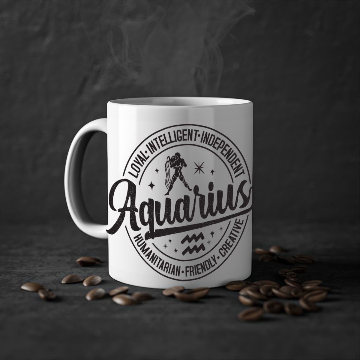 Aquarius 71#- zodiac-Mug / Coffee Cup