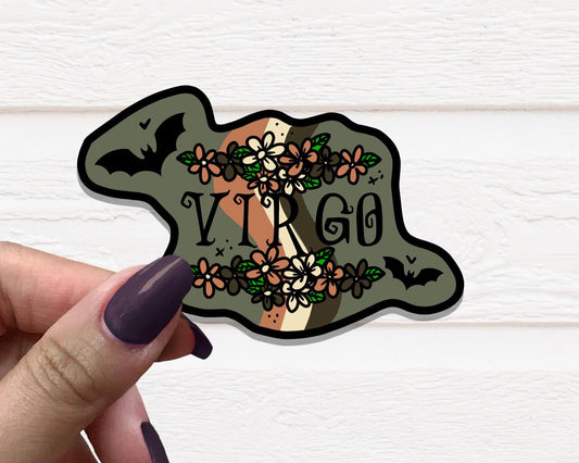 Zodiac Virgo Vinyl Sticker