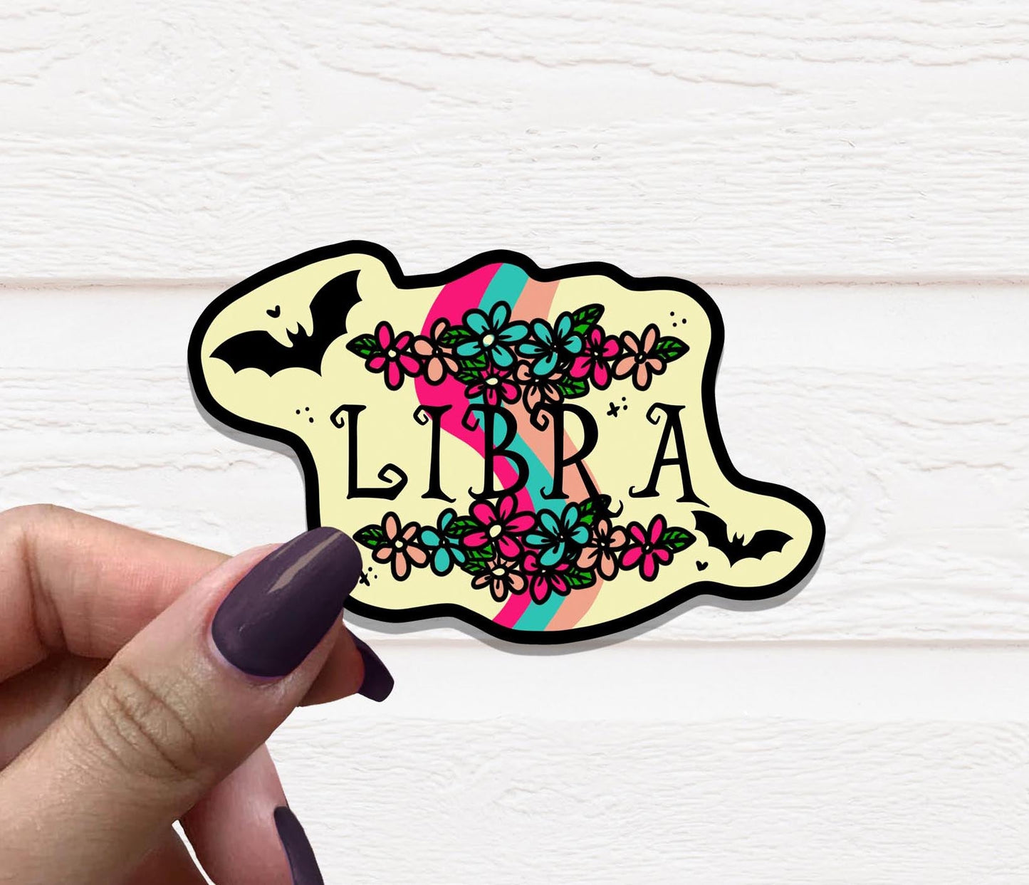 Zodiac Libra Vinyl Sticker